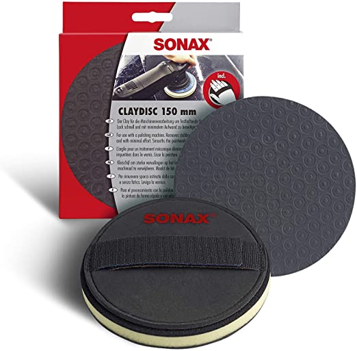 Sonax Clay Disc w/ Hook & Loop Velcro, 6