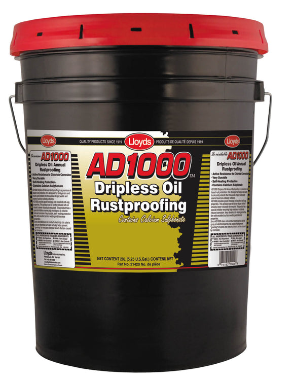 LLOYD'S AMBER -   DRIPLESS OIL ANNUAL RUSTPROOFING 20L PAIL