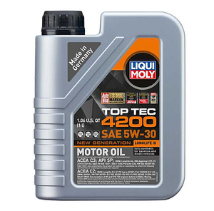 Liqui Moly Top Tech 4200 Motor Oil 5W30 Full Synthetic 1 L