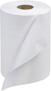 WHITE HAND TOWEL 7.8" X 350' PER ROLL CASE OF 12 ROLLS