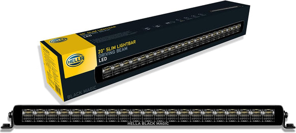HELLA 358176301 Black Magic LED Series 20'' Slim Lightbar - LED Spotlight -Offroad Driving Lights