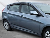 Hyundai Accent Hatchback (2012-2017) FormFit Side Visors 5-Door Only