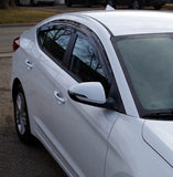 Hyundai Elantra (2017-2021) FormFit Side Window Visors