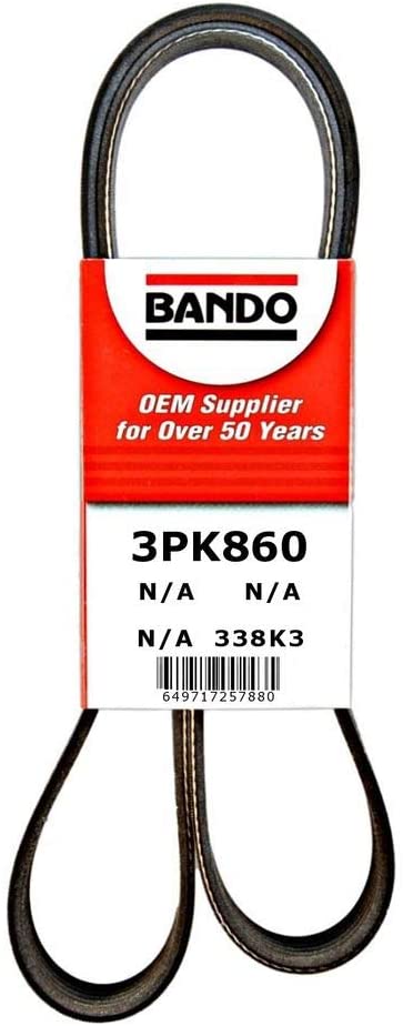 Bando 3PK860 OEM Quality Serpentine Belt