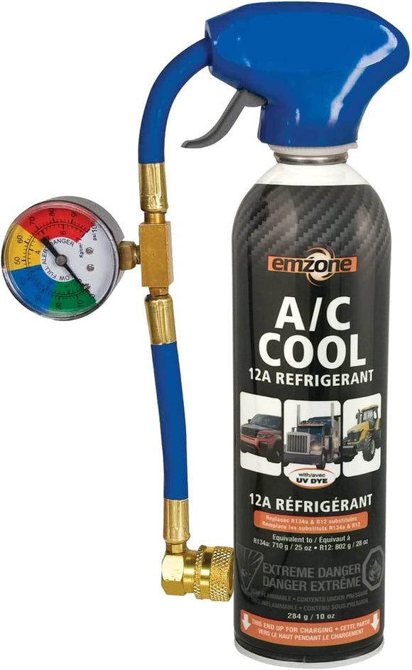 Emzone 12a Refrigerant Recharge Easy Fill (284g/10oz) (R134 Substitute)