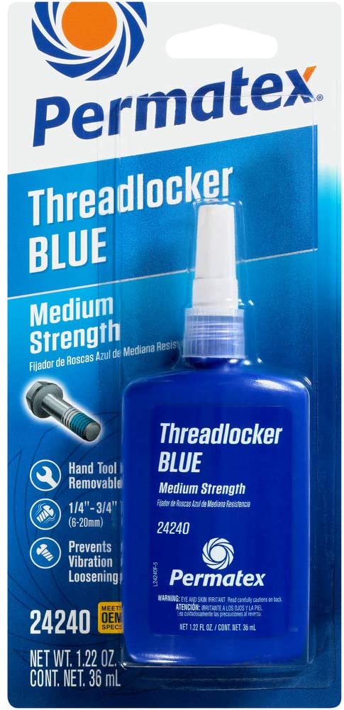 Permatex 24240 Medium Strength Threadlocker Blue, 36ml