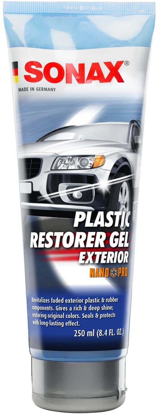 Sonax 250ml Plastic Restorer Gel, Bodyshop Safe