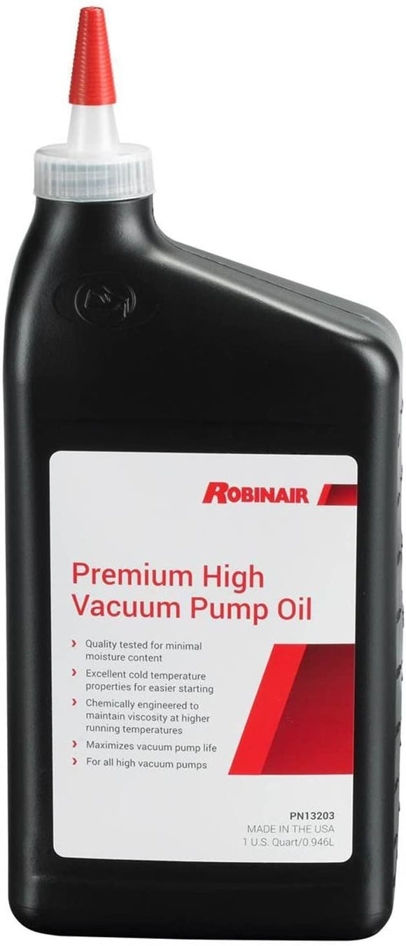 Robinair 32oz Premium High Vacuum Pump Oil