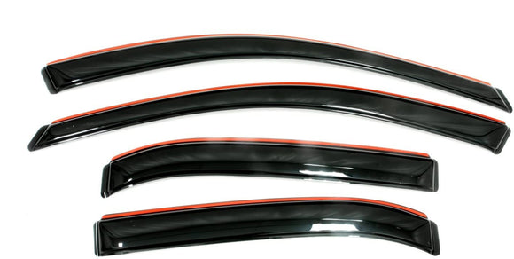 Auto Ventshade 194242 In-Channel Ventvisor Side Window Deflector, Fits 2010-18 Toyota 4Runner, 4 Piece