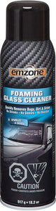 Emzone Foaming Glass Cleaner (Ammonia Free), 18.2 Ounces, 12 Pack 44005