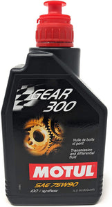 Motul Gear 300 75w90 Synthetic, Liter