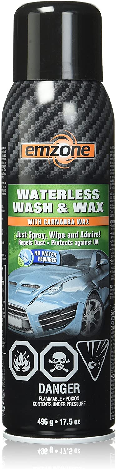 Emzone Waterless Wash & Wax 17.5 Ounces, 12 Pack