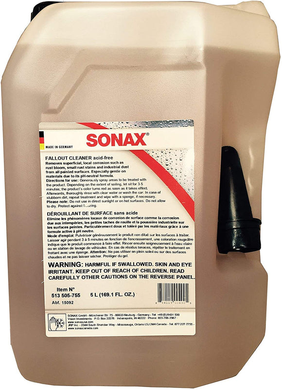 Sonax 5L Fallout Cleaner Acid-Free Jug