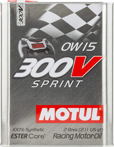 Motul 104238 300V Synthetic Racing Oil, 2L