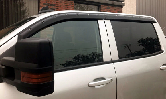 Chevrolet Silverado 1500 Crew Cab (12-20) Form Fit Window Visor