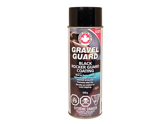 GRAVEL GUARD PAINTABLE BLACK 550G AEROSOL