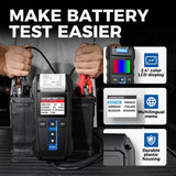 TOPDON BT300P - 12V LEAD-ACID VEHICLE BATTERY TESTER WITH A BUILT-IN PRINTER